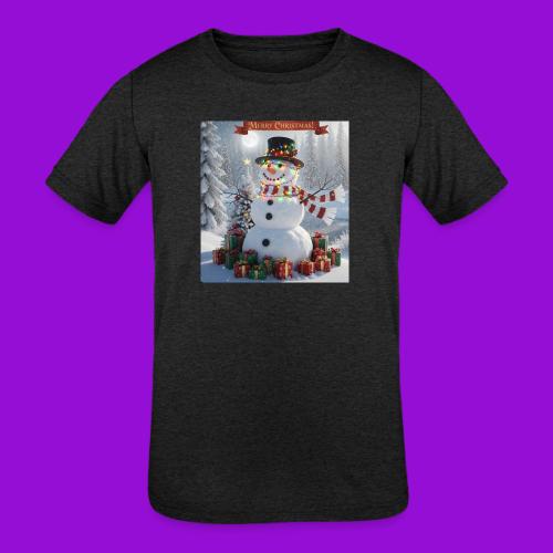 Merry Christmas - Kids' Tri-Blend T-Shirt