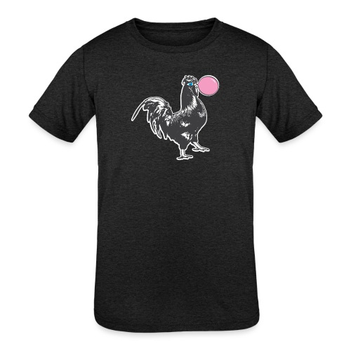 Chicken Chews Bubble Gum - Kids' Tri-Blend T-Shirt
