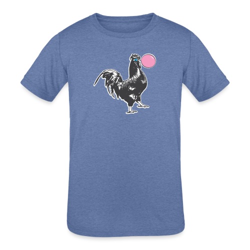 Chicken Chews Bubble Gum - Kids' Tri-Blend T-Shirt