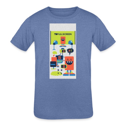 iphone5screenbots - Kids' Tri-Blend T-Shirt