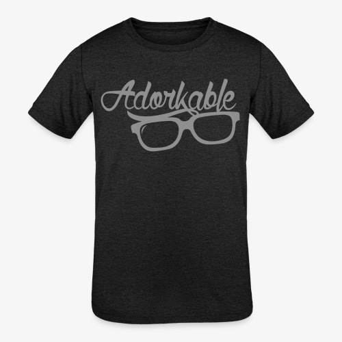 Adorkable - Kids' Tri-Blend T-Shirt