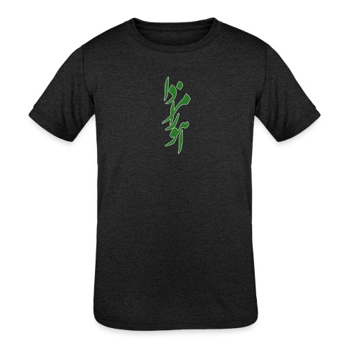 Ahura Mazda (Persian) Green - No 2 - Kids' Tri-Blend T-Shirt