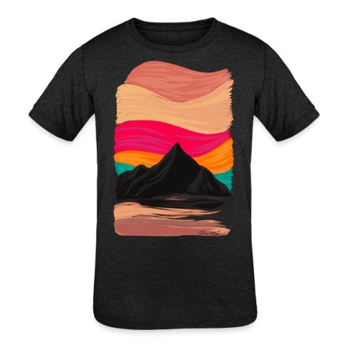 Strength & Beauty - Full Backside Quote Version - Kids' Tri-Blend T-Shirt