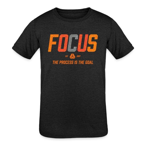 FOCUS - in Oranges - Kids' Tri-Blend T-Shirt