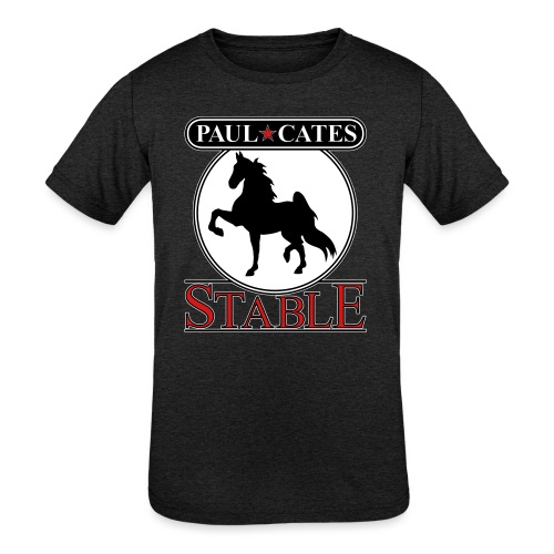 Paul Cates Stable dark shirt - Kids' Tri-Blend T-Shirt