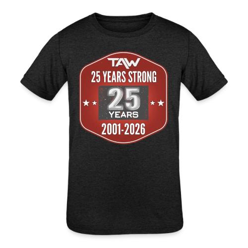 25 YRS - Kids' Tri-Blend T-Shirt
