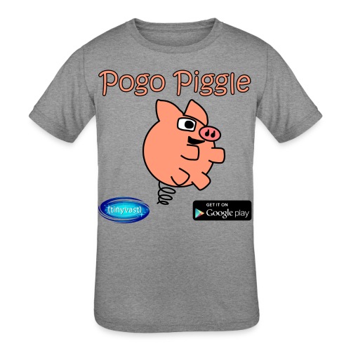 Pogo Piggle - Kids' Tri-Blend T-Shirt