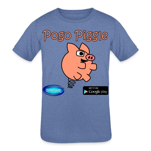 Pogo Piggle - Kids' Tri-Blend T-Shirt
