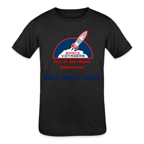 Space Voyagers - Boca Chica, Texas - Kids' Tri-Blend T-Shirt