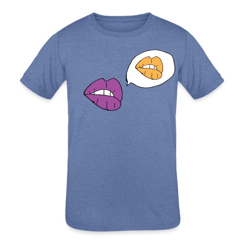 Lips - Kids' Tri-Blend T-Shirt