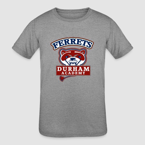 durham academy ferrets sport logo - Kids' Tri-Blend T-Shirt
