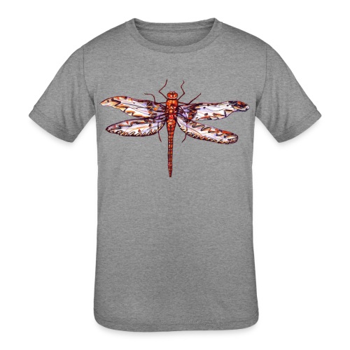 Dragonfly red - Kids' Tri-Blend T-Shirt