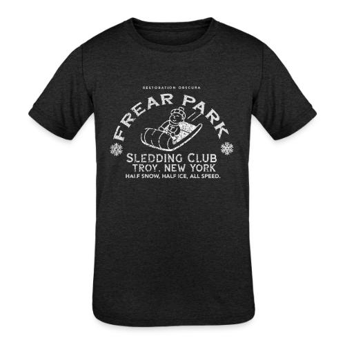 RO Frear Park Sledding Club Distressed Light - Kids' Tri-Blend T-Shirt