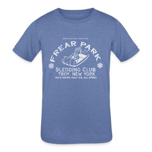 RO Frear Park Sledding Club Distressed Light - Kids' Tri-Blend T-Shirt