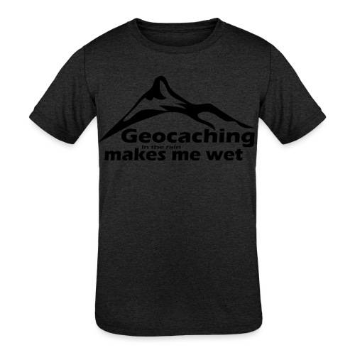 Wet Geocaching - Kids' Tri-Blend T-Shirt