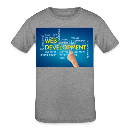 web development design - Kids' Tri-Blend T-Shirt
