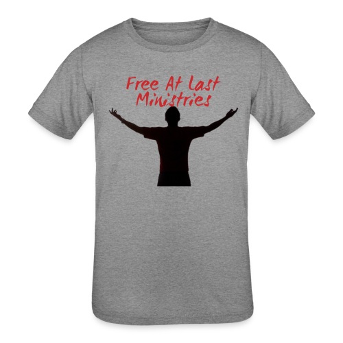 Free At Last Ministries Logo - Kids' Tri-Blend T-Shirt