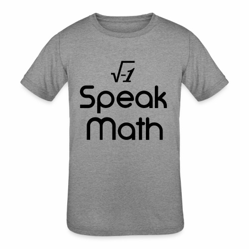 i Speak Math - Kids' Tri-Blend T-Shirt