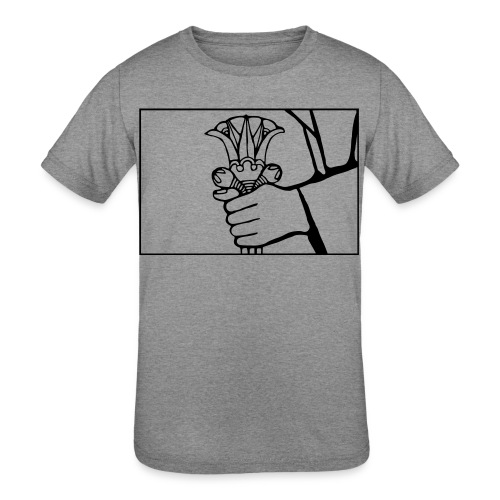 Peace and Love from Parseh - Kids' Tri-Blend T-Shirt