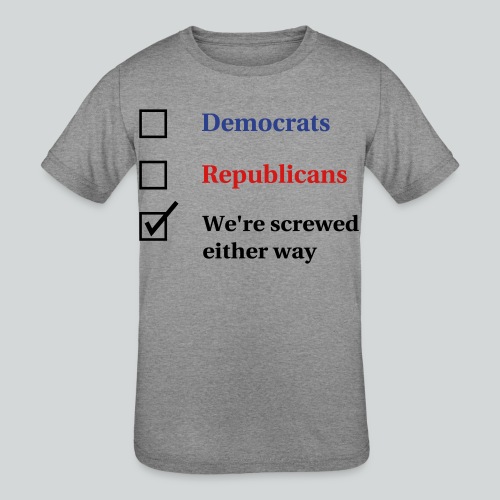 Election Ballot - We're Screwed - Kids' Tri-Blend T-Shirt