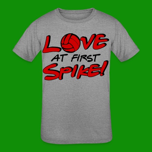 Love at First Spike - Kids' Tri-Blend T-Shirt