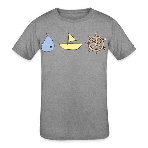 Drop, Ship, Dharma - Kids' Tri-Blend T-Shirt
