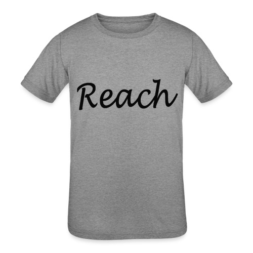 Classic Reach logo black - Kids' Tri-Blend T-Shirt