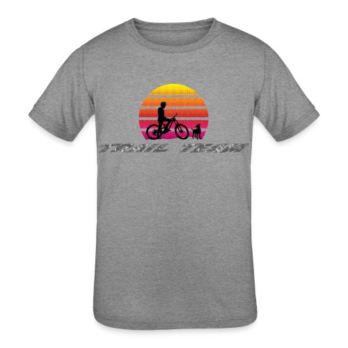 Trail Team Sunset retro - Kids' Tri-Blend T-Shirt