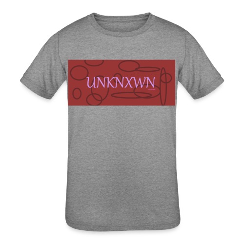 RED PINK UNKNXWN - Kids' Tri-Blend T-Shirt