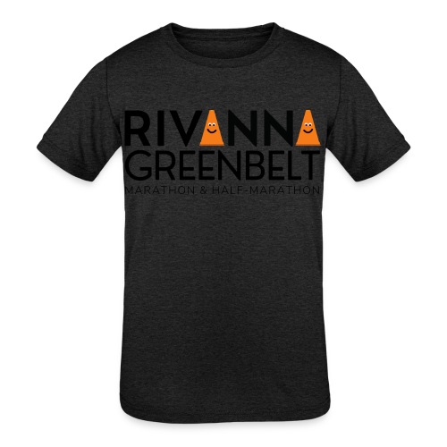 RIVANNA GREENBELT (all black text) - Kids' Tri-Blend T-Shirt