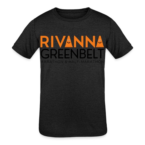 RIVANNA GREENBELT (orange/black) - Kids' Tri-Blend T-Shirt