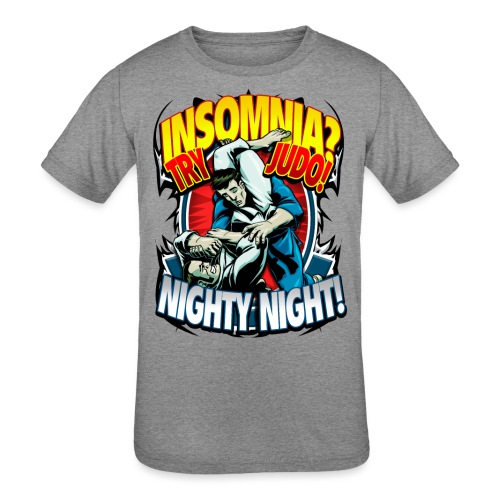 Judo Shirt - Insomnia Judo Design - Kids' Tri-Blend T-Shirt