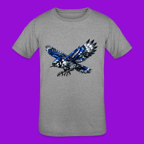 Silver Blue Jay Dive - Kids' Tri-Blend T-Shirt