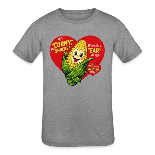 Corny Valentine T-Shirt - Kids' Tri-Blend T-Shirt