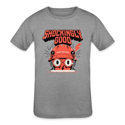 Funny Shockingly Good Electrician - Kids' Tri-Blend T-Shirt