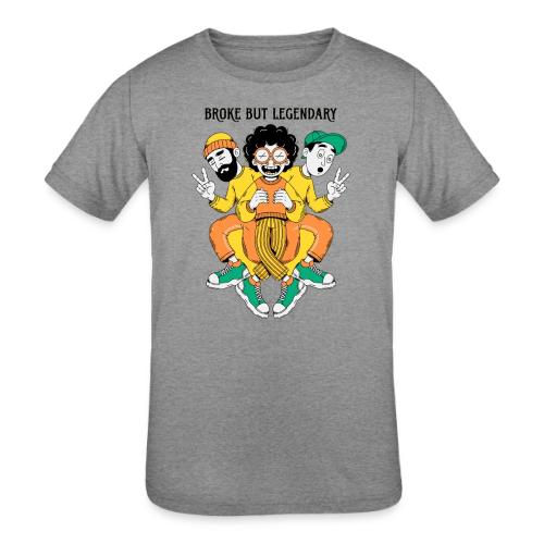 Legendary Broke Crew Retro - Kids' Tri-Blend T-Shirt