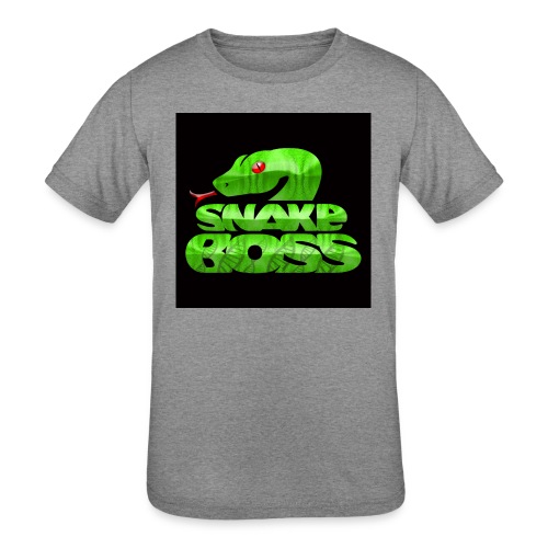 Snake boss black logo - Kids' Tri-Blend T-Shirt