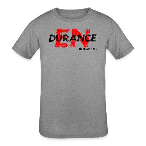 Run with Endurance - Kids' Tri-Blend T-Shirt