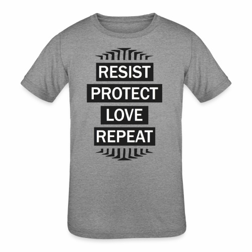 resist repeat - Kids' Tri-Blend T-Shirt