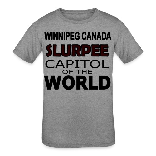 Slurpee Black - Kids' Tri-Blend T-Shirt