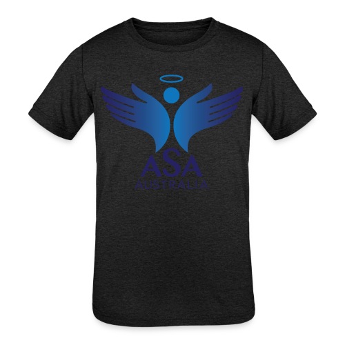 3459 Angelman Logo AUSTRALIA FA CMYK - Kids' Tri-Blend T-Shirt