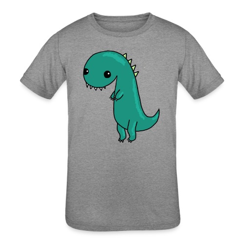 Cute T-Rex - Kids' Tri-Blend T-Shirt