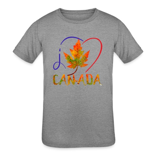 J’AIME LE CANADA - T-shirt triple mélange Enfant