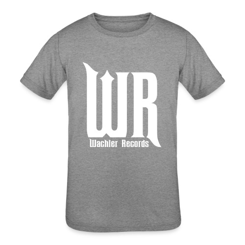 Wachler Records Light Logo - Kids' Tri-Blend T-Shirt
