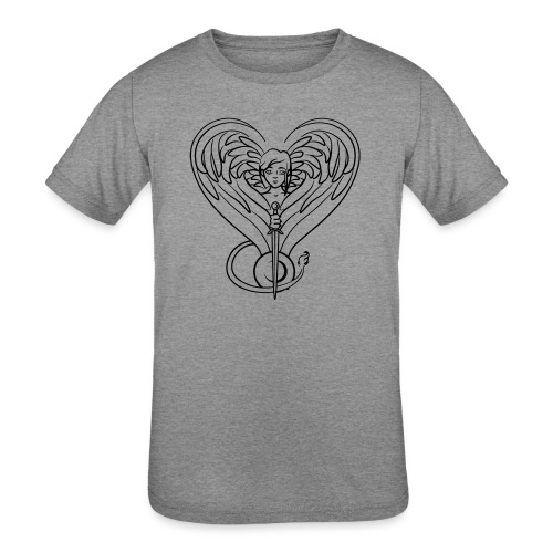 Sphinx valentine - Kids' Tri-Blend T-Shirt