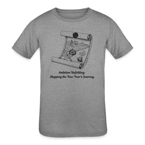 Unfolding Map of Ambition T-Shirt - Kids' Tri-Blend T-Shirt