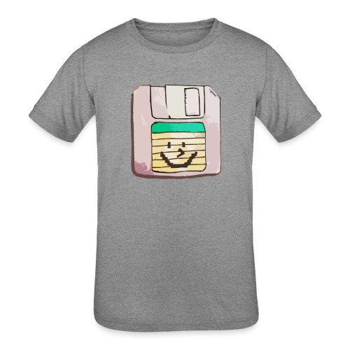 smiley floppy disk - Kids' Tri-Blend T-Shirt