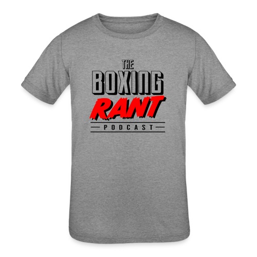 The Boxing Rant - Stack Logo - Kids' Tri-Blend T-Shirt