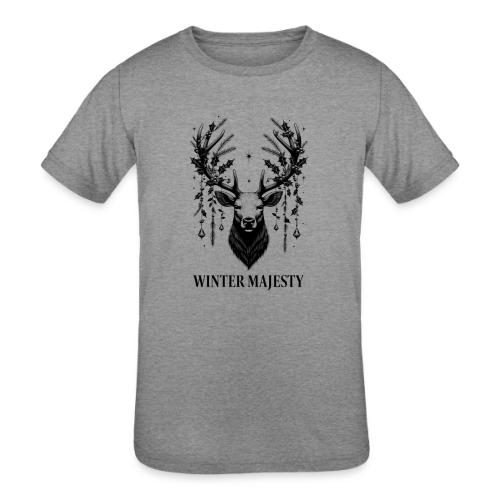 Majestic Reindeer T-Shirt, Poster, & Mug - Kids' Tri-Blend T-Shirt