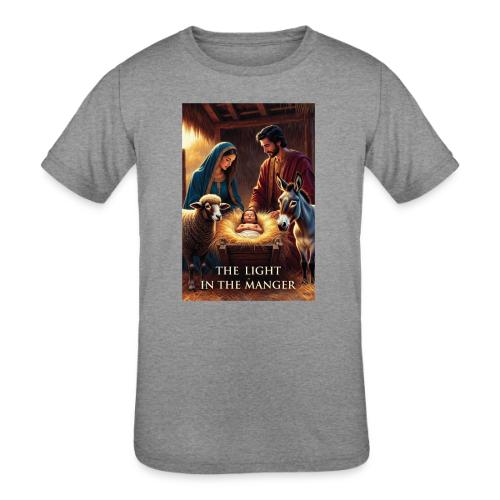 Nativity Manger T-Shirt - Kids' Tri-Blend T-Shirt